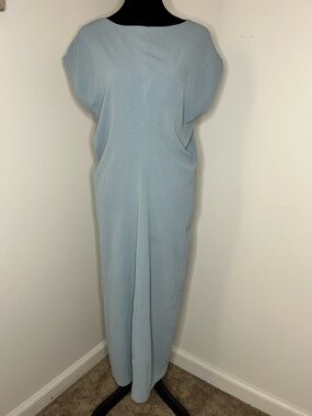 Zara Pale Blue Maxi Caftan Dress